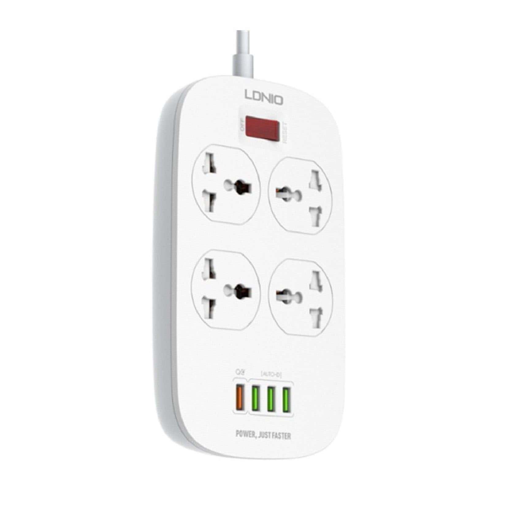LDNIO SC4407 4 OUTLETS POWER SOCKET - White