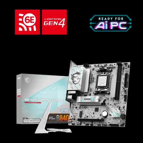 MSI B840M GAMING WIFI6E AM5 mATX Motherboard