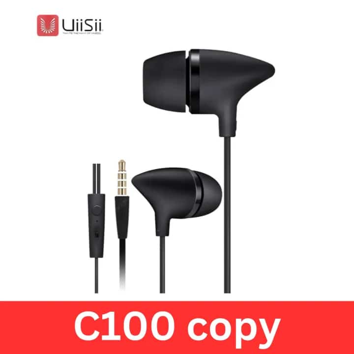UiiSii C100 High-Fidelity Wired In-Ear Earphones for Crystal Clear Audio in Bangladesh
