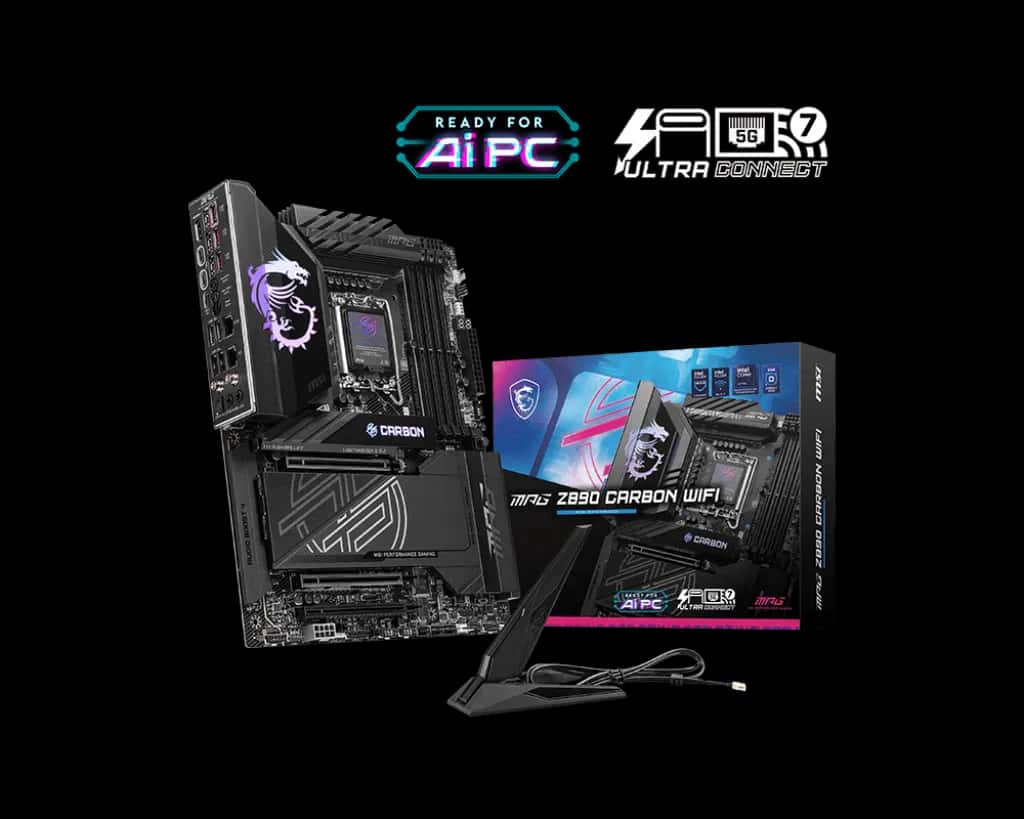MSI MPG Z890 CARBON WIFI LGA 1851 ATX Motherboard