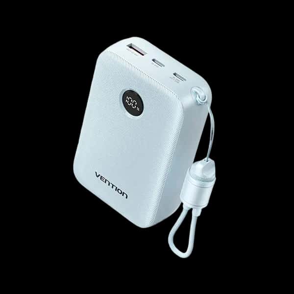 VENTION FKBL0-C 20000mAh 22.5W Power Bank with Built-in Type-C Cable