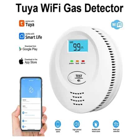 Tuya Smart Gas Detector Alarm System