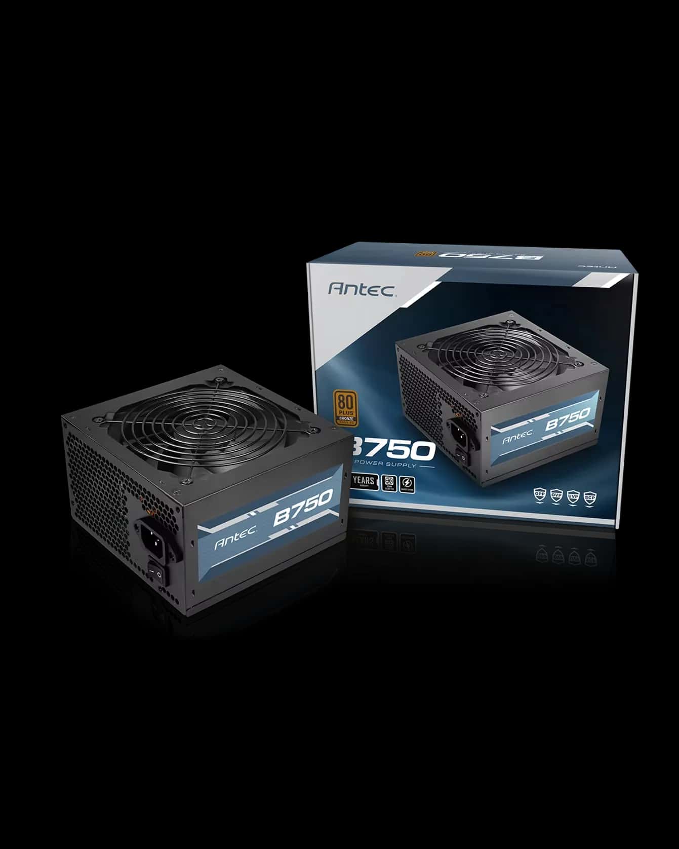 Antec B Series B750 750W 80+ Bronze Non-Modular Power Supply