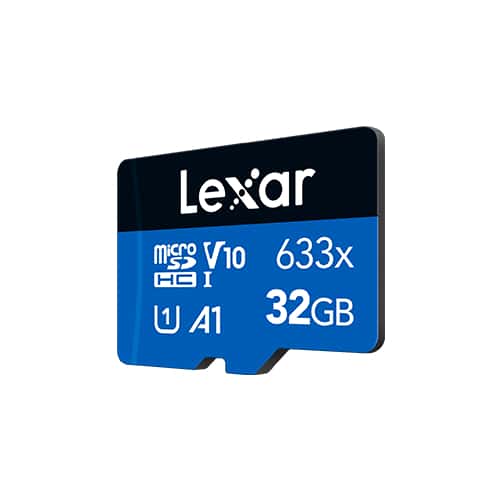 Lexar High-Performance 32-512GB microSDXC 633x U3 Card for Smartphones & Action Cameras in Bangladesh