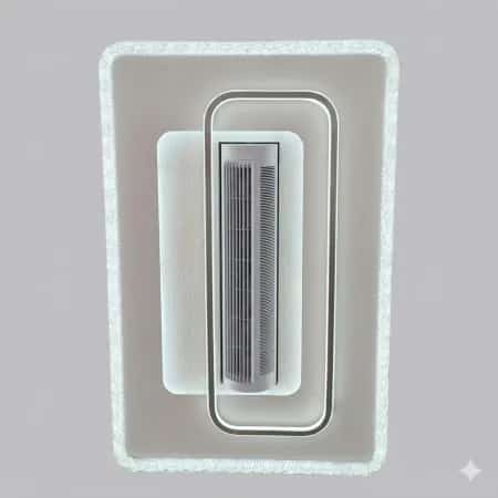 Bladeless Ceiling Fan with Dimmable LED Light with remote (IP-407)