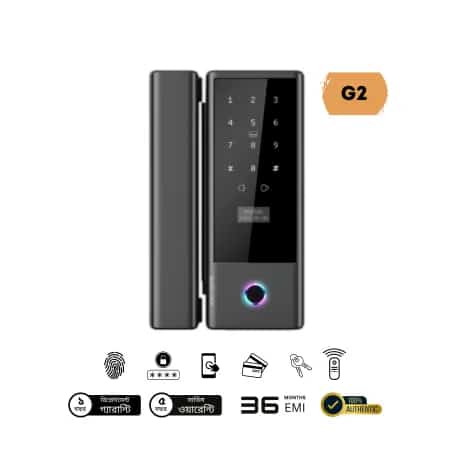 G2 Premium WiFi Smart Finger Print Glass Door Lock