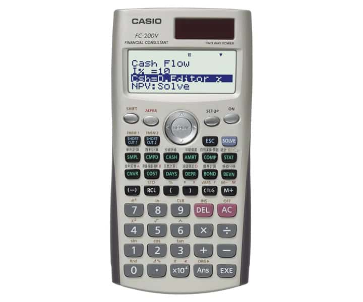 Casio FC-200V Financial Calculator