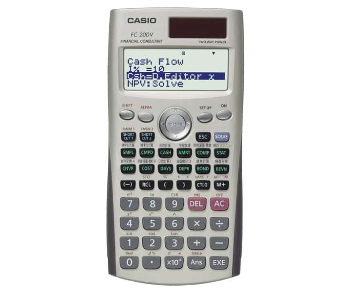 Casio FC-200V Financial Calculator
