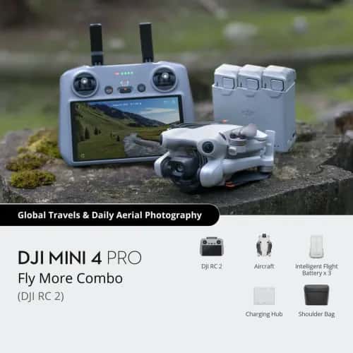 DJI MINI 4 PRO Fly More Combo + DJI RC2