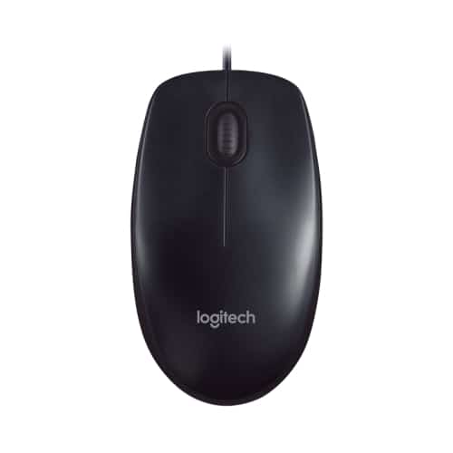 Logitech M90 Wired USB Mouse | Plug and Play | Reliable Optical Mouse for PC & Laptop in Bangladesh