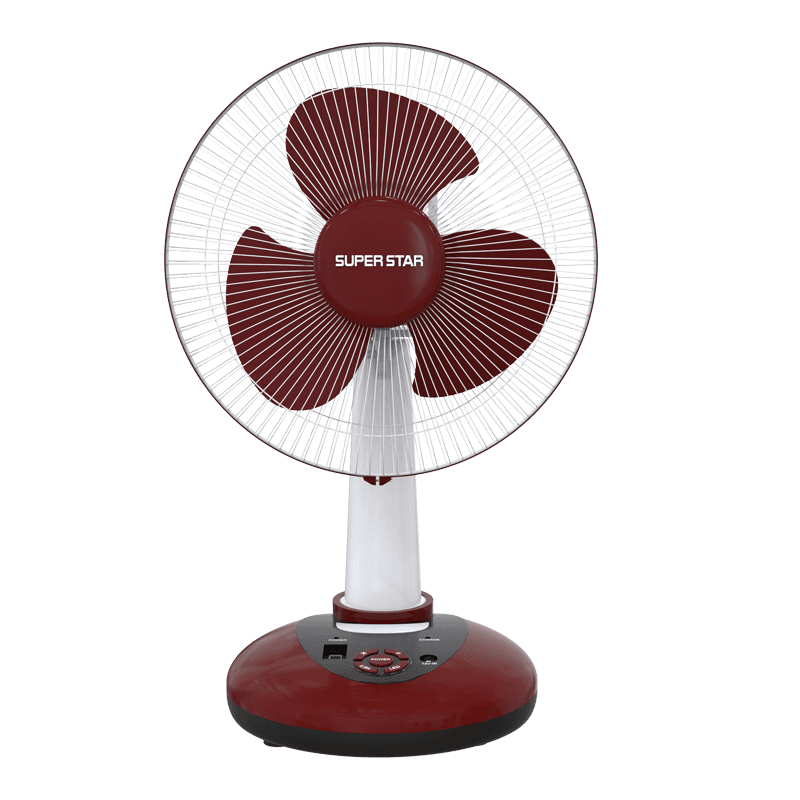 Super Star Rechargeable Table Fan