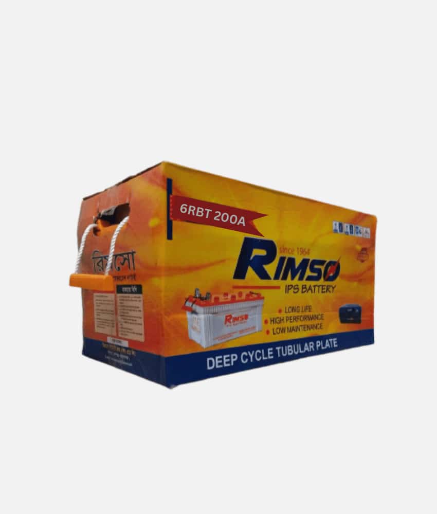 Rimso 200Ah Tall Tubular Inverter Battery for Long-Lasting Power in Bangladesh