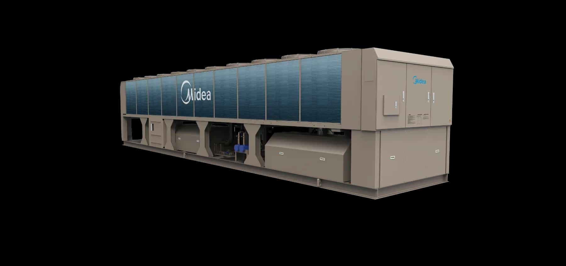 Midea AirBoost Inverter Air-Cooled Screw Chiller | 0.1Hz Inverter Technology for Bangladesh