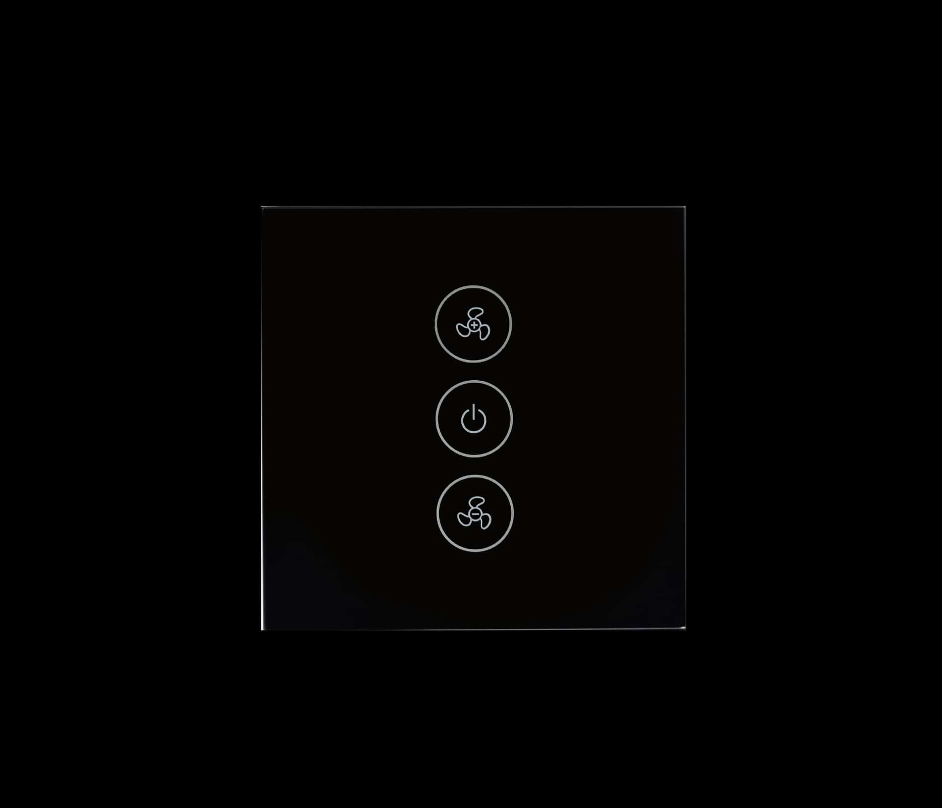 Smart Zen WIFI Touch Fan Regulator (Black)