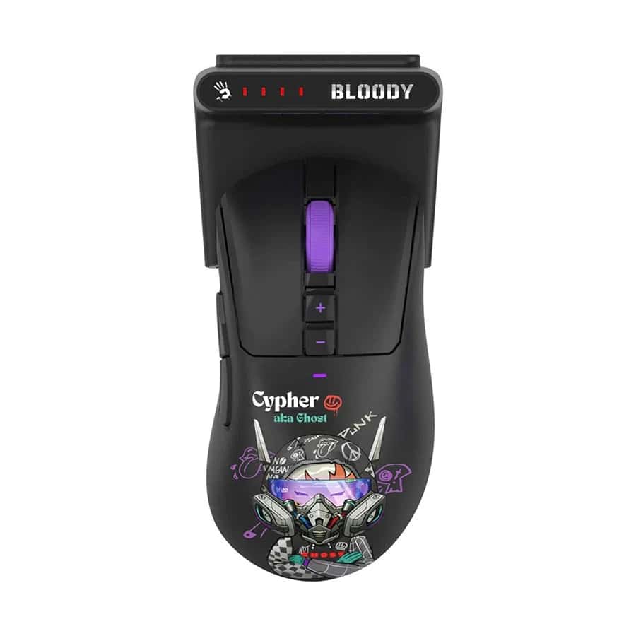 A4Tech Bloody R73 Ultra Duo Dual Mode Wireless Gaming Mouse With Dock