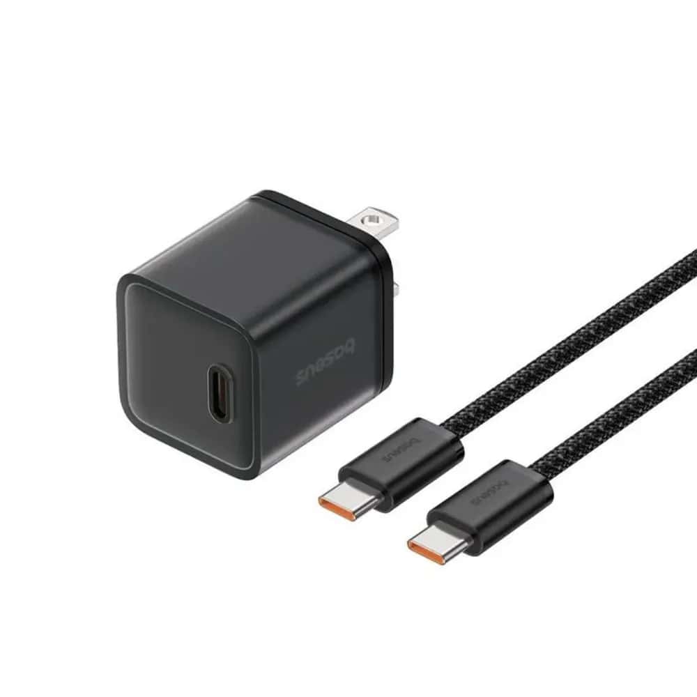 Baseus GaN5S Fast Charger 30W Adapter with Type C Cable