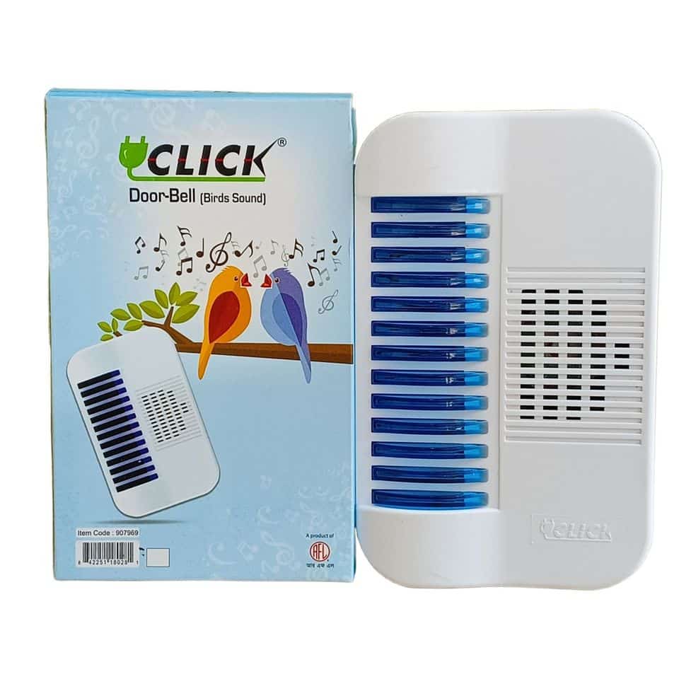 RFL Click AC/DC Electronic Door Bell with Classic Ding Dong Sound