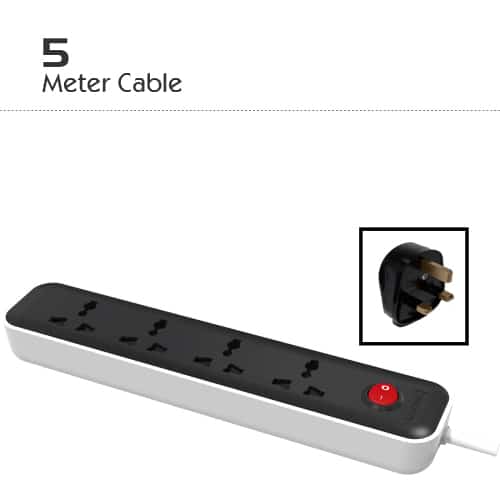 Walton Extension Socket with 5m Cable (WES3P4H5M-02)
