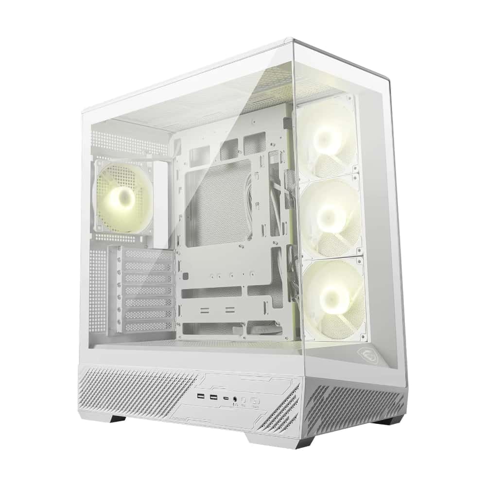 MSI MAG PANO 130R PZ WHITE ARGB ATX Mid Tower Gaming Casing