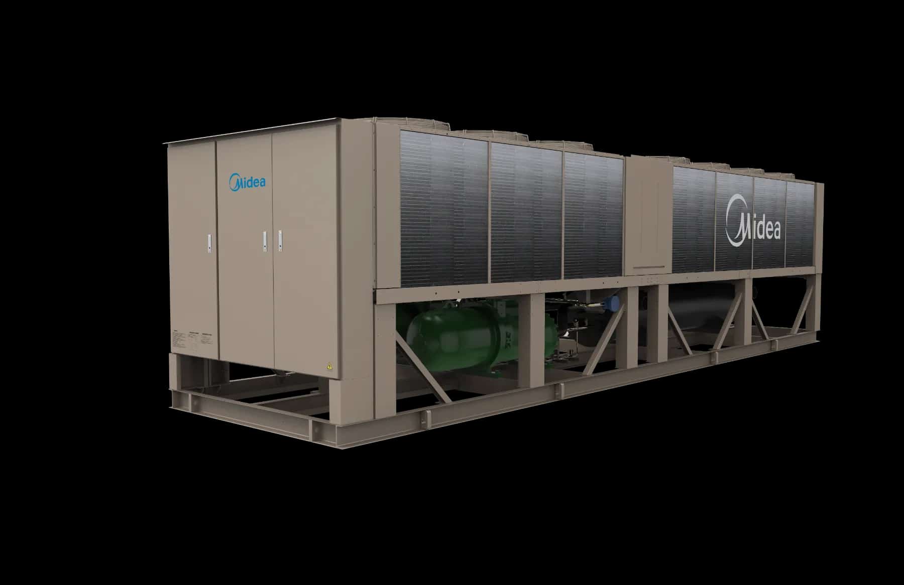 Midea Air-Cooled Screw Chiller (T1-T3) | Extreme Heat Industrial Cooling for Bangladesh