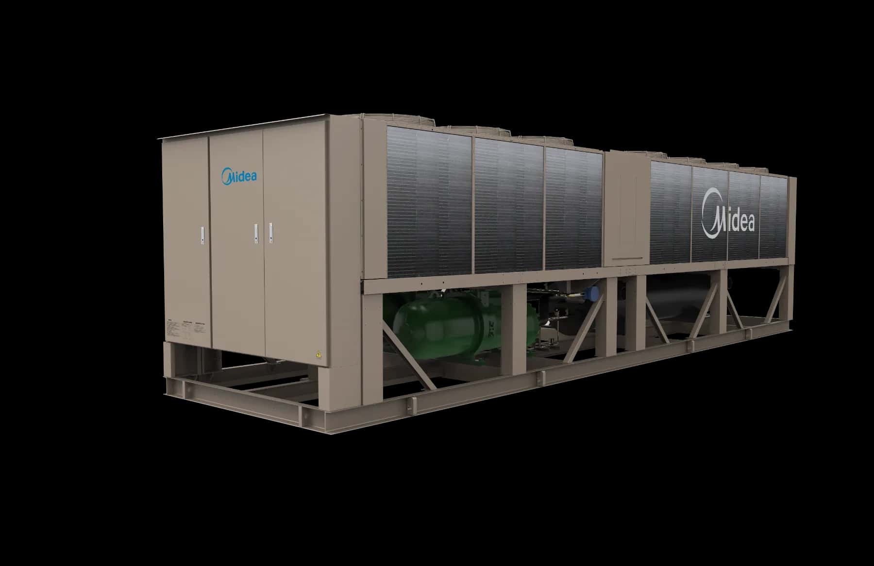 Midea Air-Cooled Screw Chiller (T1-T3) | Extreme Heat Industrial Cooling for Bangladesh