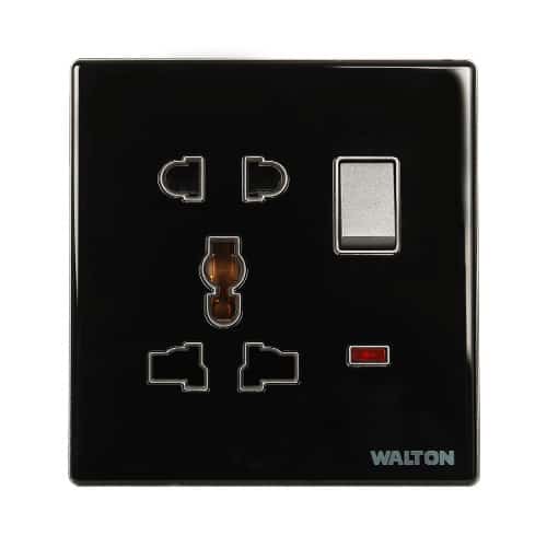 Walton Crystal Series 5 Pin Socket with Switch (WC5PS)