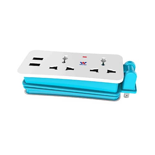 Walton Travel Adapter with 1.4m Cable & USB port (WTA-01)