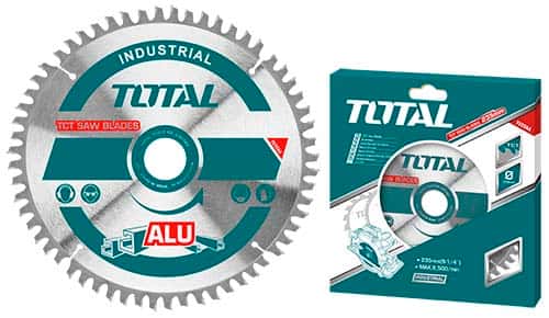 TOTAL Tct Saw Blade For Aluminum TAC2339212 – 30mm16mm and 25.4mm ring Suitable for mitre sawFor TOAL item TS42163051