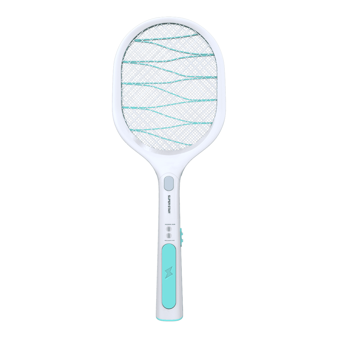 Super Star Premium Electric Mosquito Bat | Rechargeable Insect Zapper Racket for Home & Outdoor Use in Bangladesh