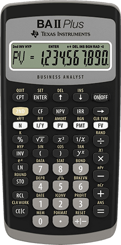 Texas Instruments BA II Plus Financial Calculator image 1
