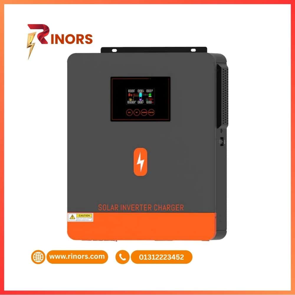 PowMr 6.2KW RGB Hybrid Inverter Solar Charger – 48V DC to 230V AC | MPPT 120A | Pure Sine Wave