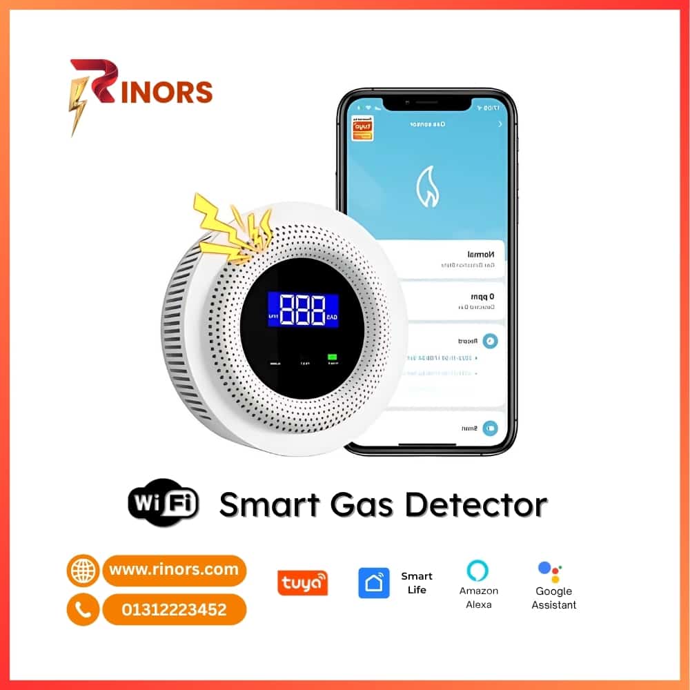 Tuya Smart Gas Detector Alarm System (WiFi Enabled)