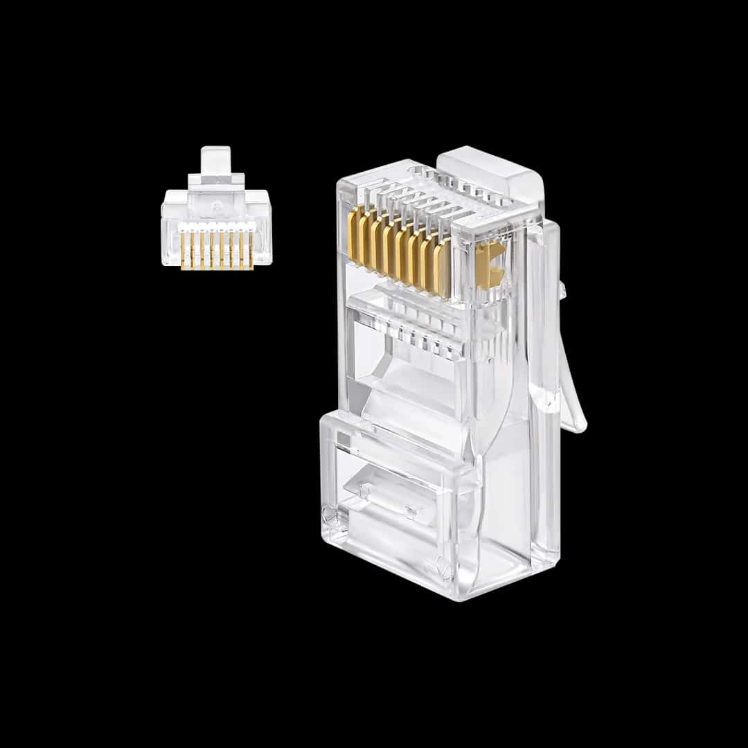 Safenet 36-3000WT-CE Cat6 8P8C RJ45 Connector (50 Pcs)