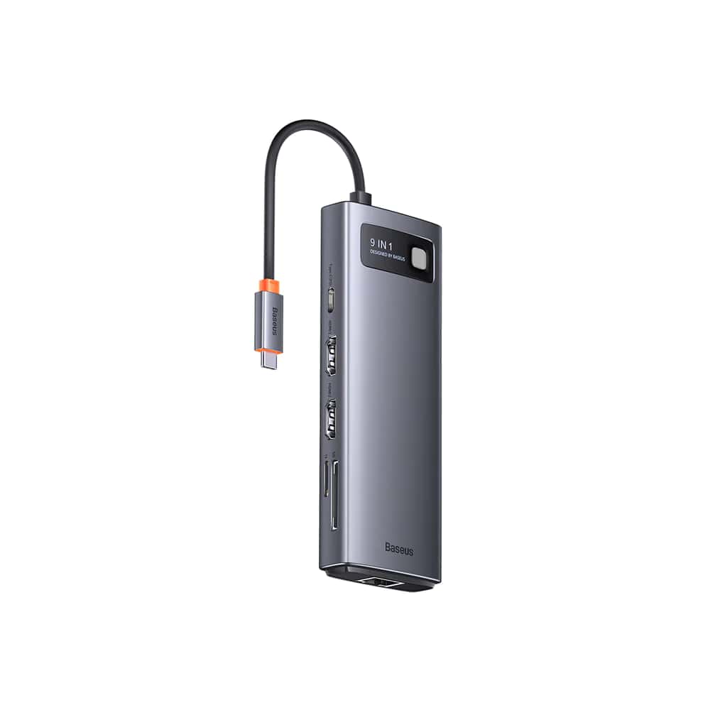 Baseus Metal Gleam Series 9-in-1 Multifunctional Type-C HUB