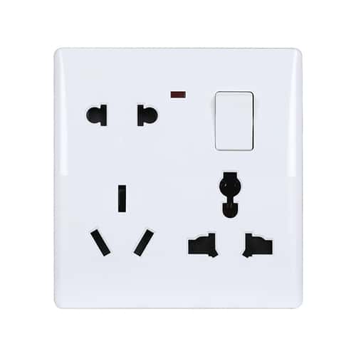 Walton Classic Series 8 Pin Socket with Switch (WCL8PS)