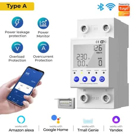 WiFi Smart Voltage Protector 63A