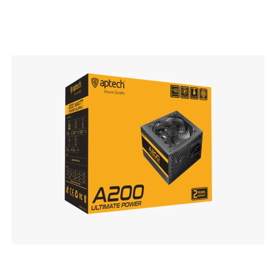 Aptech A200 200W ATX Power Supply
