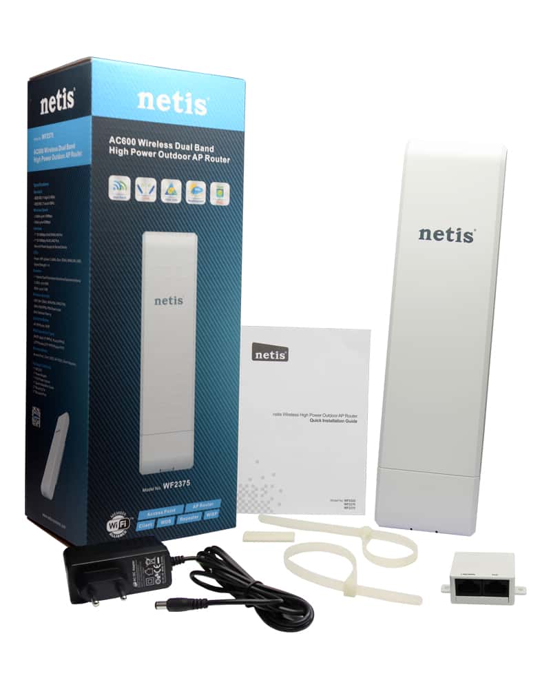 Netis WF2375 AC600 Wireless Dual Band High Power Outdoor AP Router