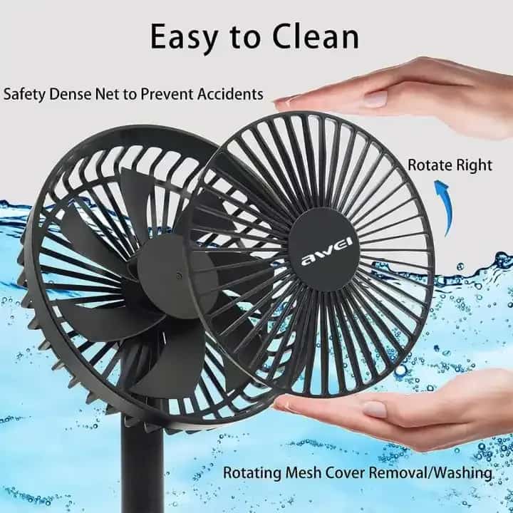 Awei F29 Desktop Oscillating Rechargeable Fan
