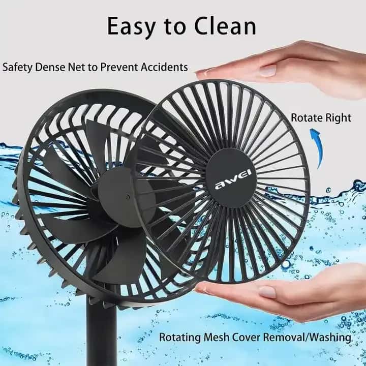 Awei F29 Desktop Oscillating Rechargeable Fan
