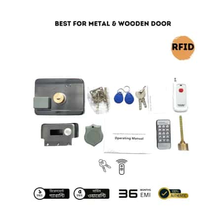 Automatic Electric RFID Card Door Lock can be used with Wooden and Metal doors