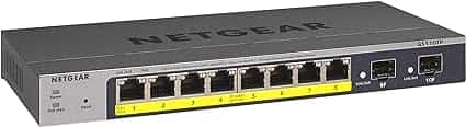 Netgear GS110TP 10-Port Gigabit Ethernet Smart Switch