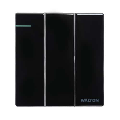 Walton Crystal Series 3 Gang 1 Way Switch (WC3GS1)