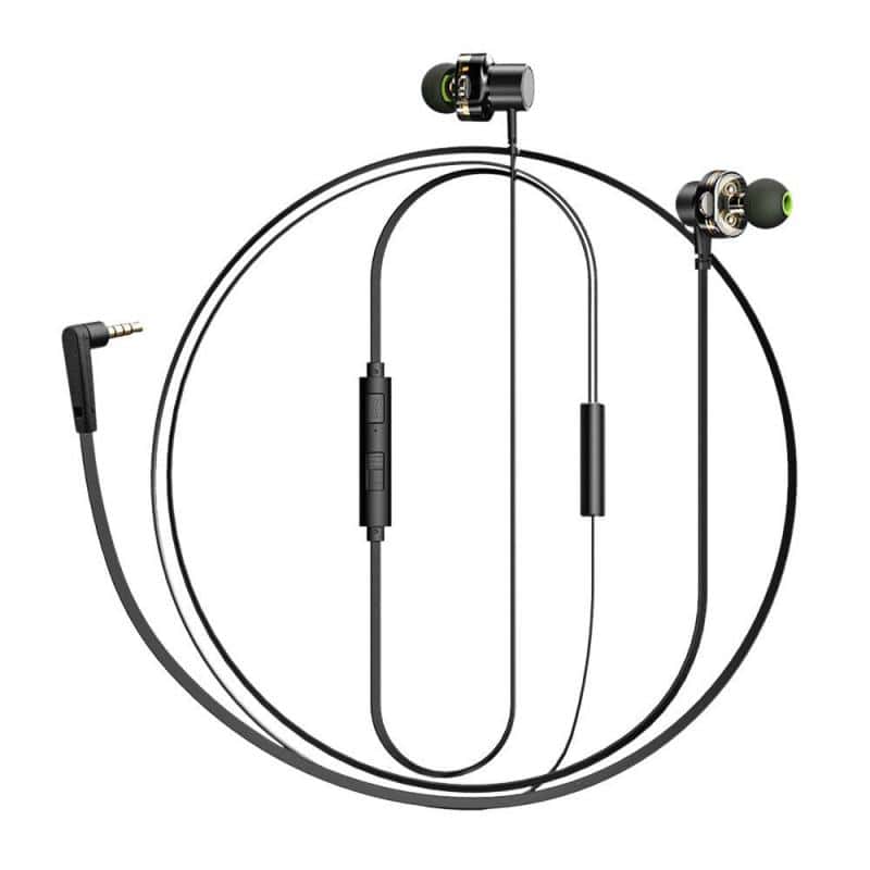 Awei Z1 Dual Driver 3.5mm Wired Sports Earphone