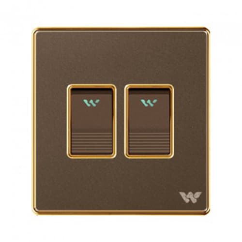 Walton Premio Series 2 Gang 1 Way Switch (WP2GS1) image 1