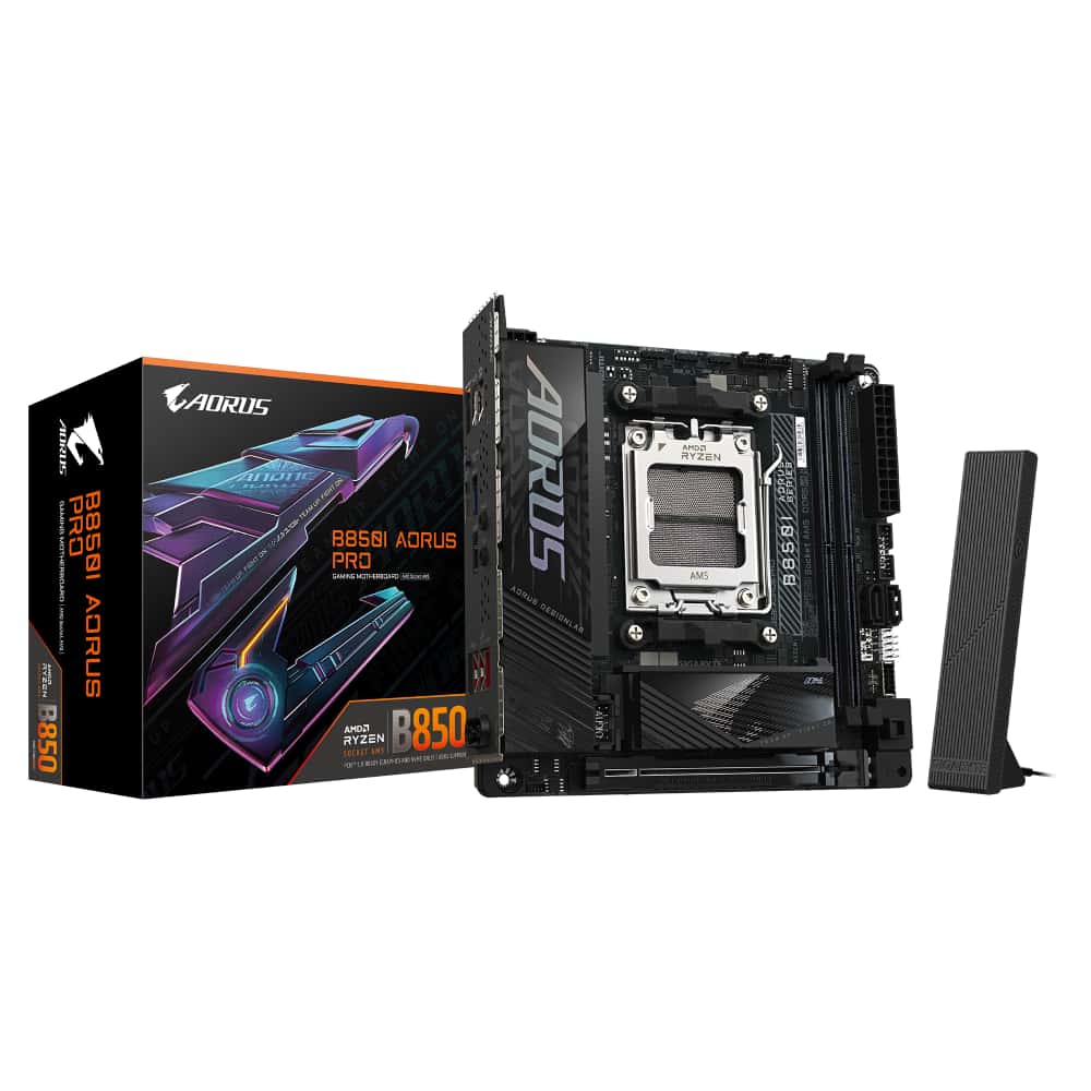 GIGABYTE B850I AORUS PRO DDR5 AM5 Mini-ITX Motherboard
