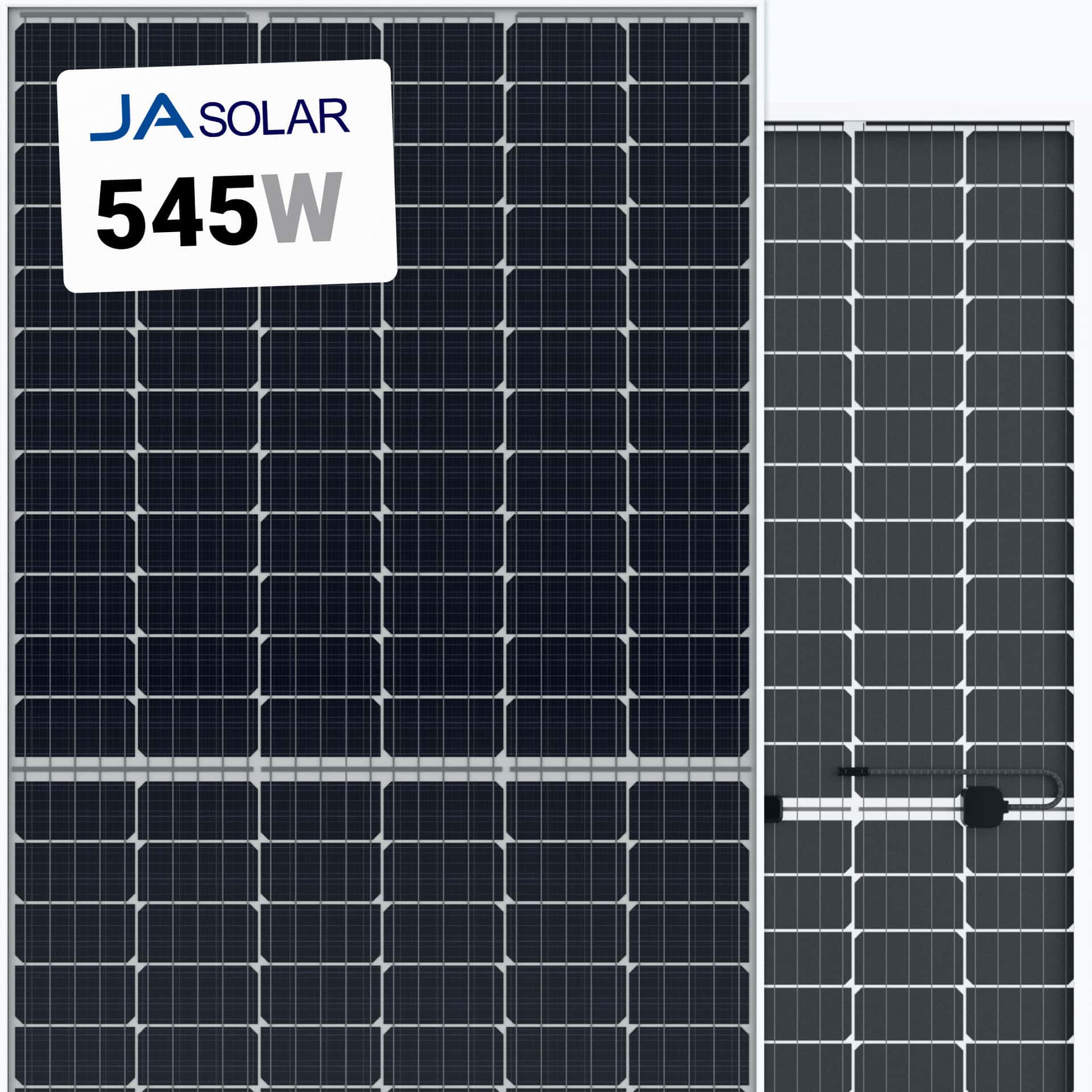 JA Solar 545W Solar Panel - Monocrystalline PERC, 21.1% Efficiency, 144 Half-Cut Cells (Bifacial/Monofacial)