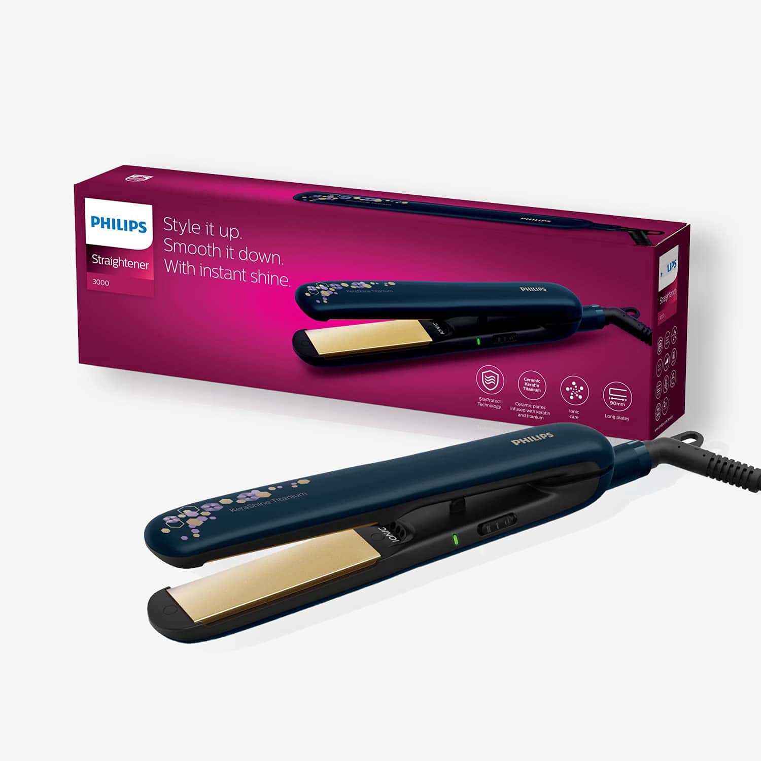 Philips BHS397 Hair Straightener