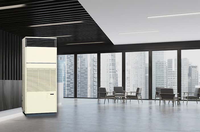Hitachi Floor Standing Air-Cooled Split System | High-Capacity 16-98kW Cooling