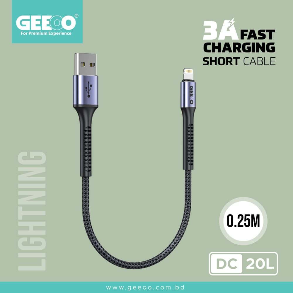 DC20L 3A Fast Charging Short Cable